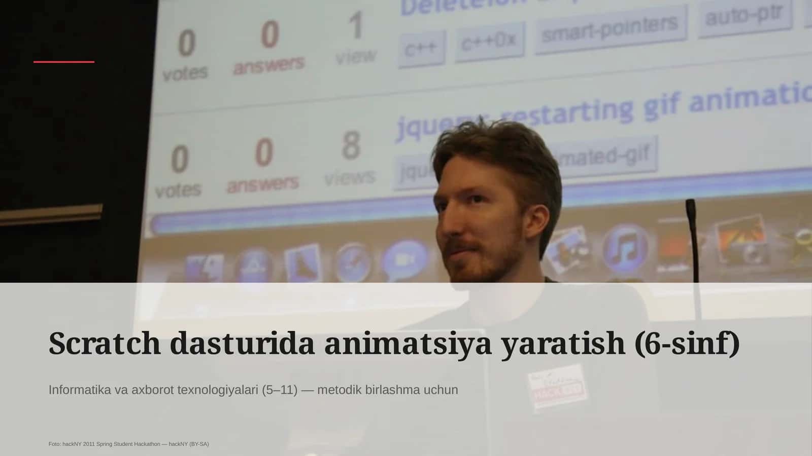 Scratch dasturida animatsiya yaratish (6-sinf) 1