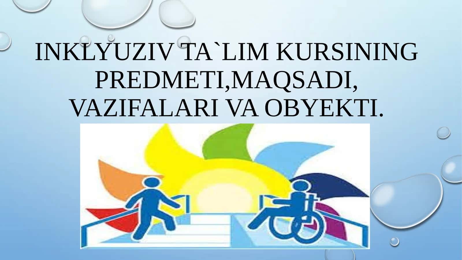 Inklyuzivta`lim kursi 1