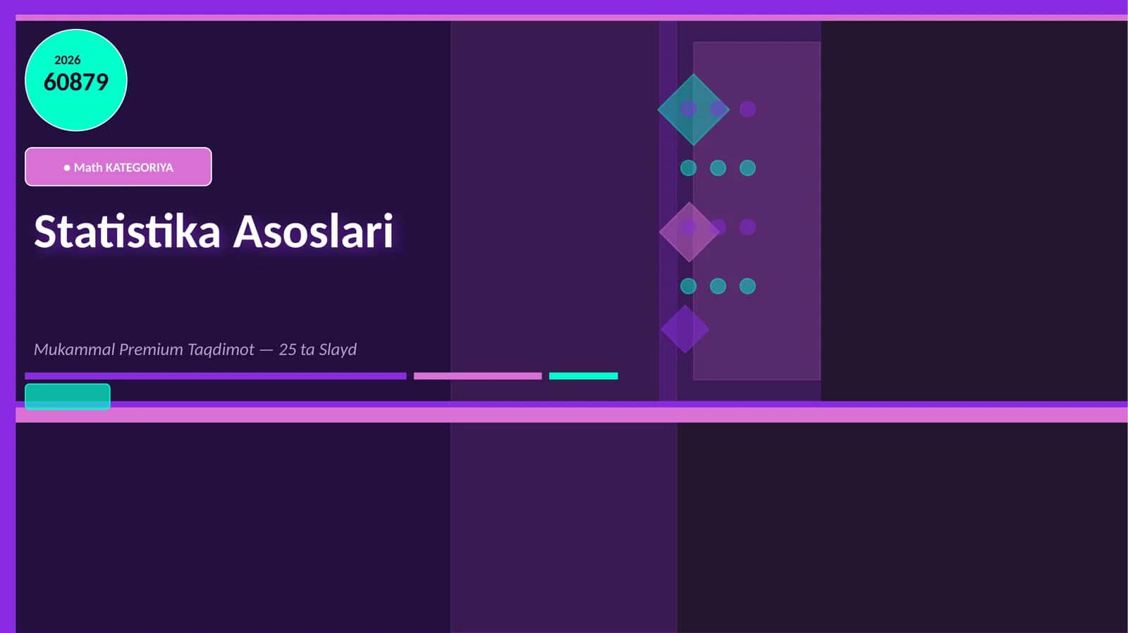 Statistika Asoslari 1