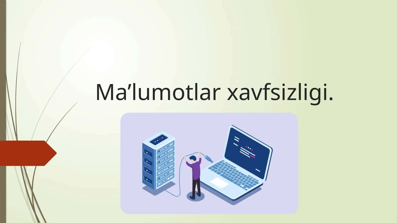 Ma’lumotlar xavfsizligi 1