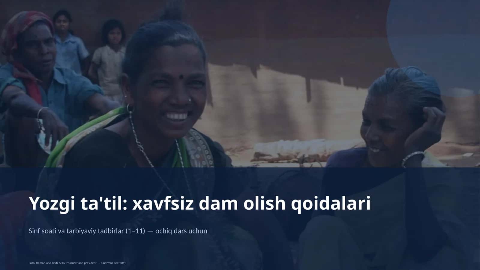 Yozgi ta'til: xavfsiz dam olish qoidalari 1