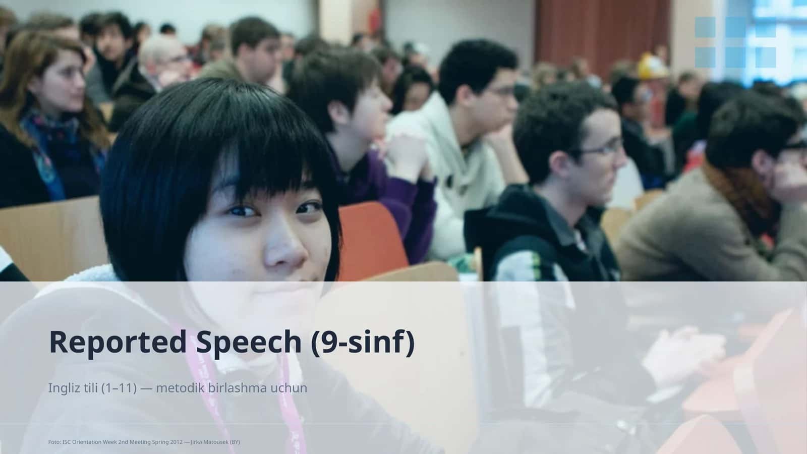 Reported Speech (9-sinf) 1