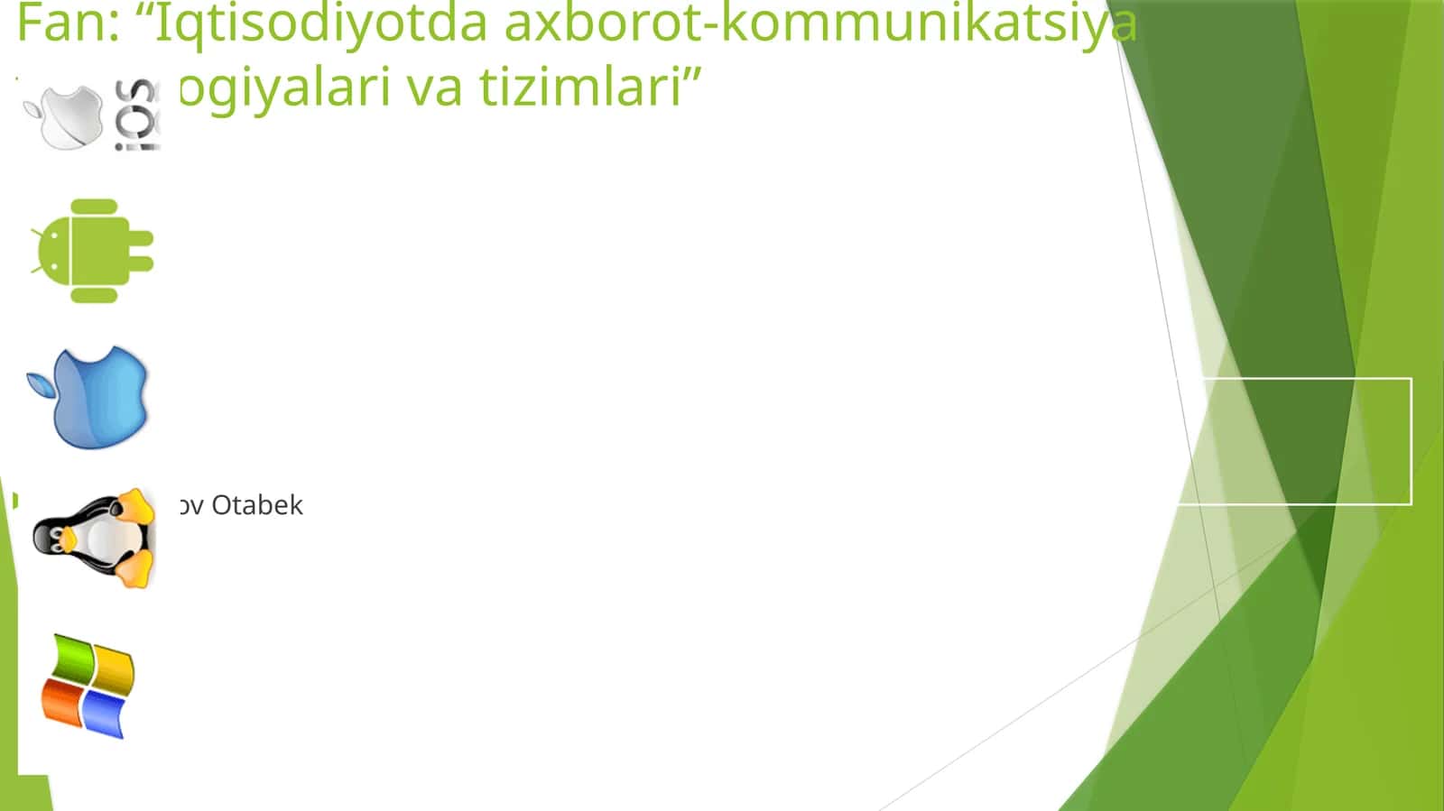DASTURIY TA’MINOT VA UNING RIVOJLANISH TENDENSIYALARI 1
