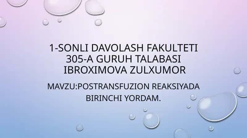 Allergik reaksiyalar 1