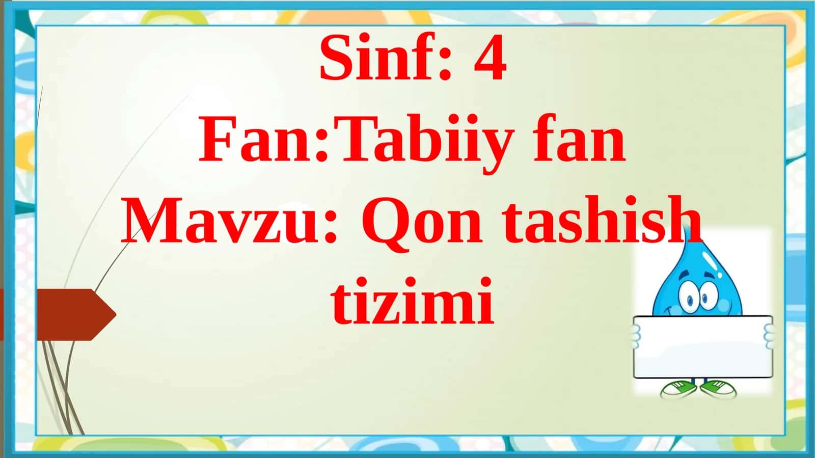 Qon tashish tizimi 1