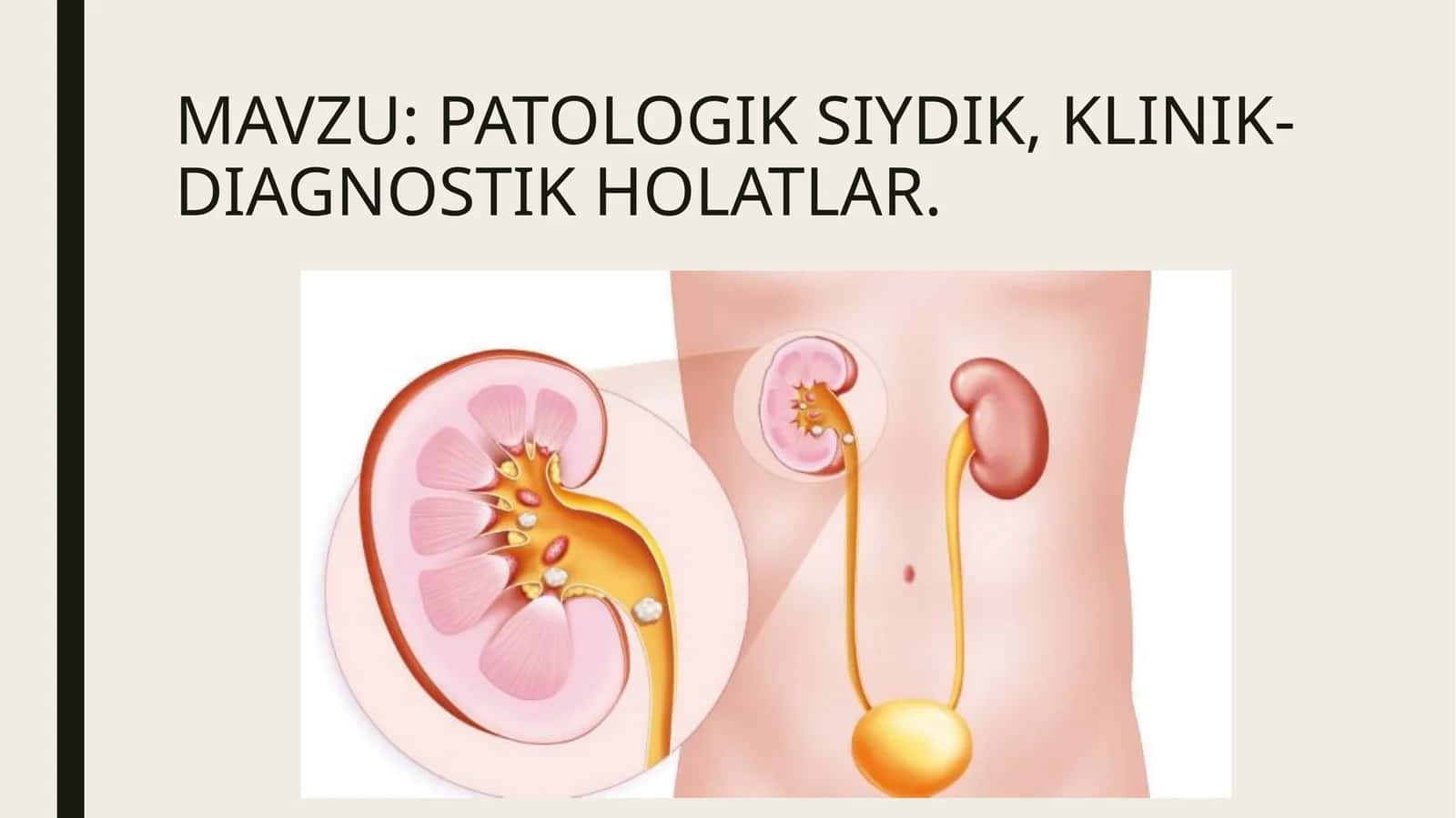 PATOLOGIK SIYDIK, KLINIK-DIAGNOSTIK HOLATLAR 1