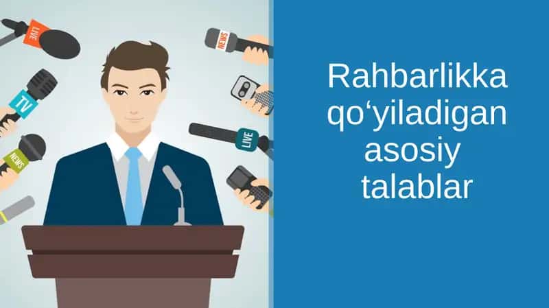 Rahbarlikka qo‘yiladigan asosiy talablar 1