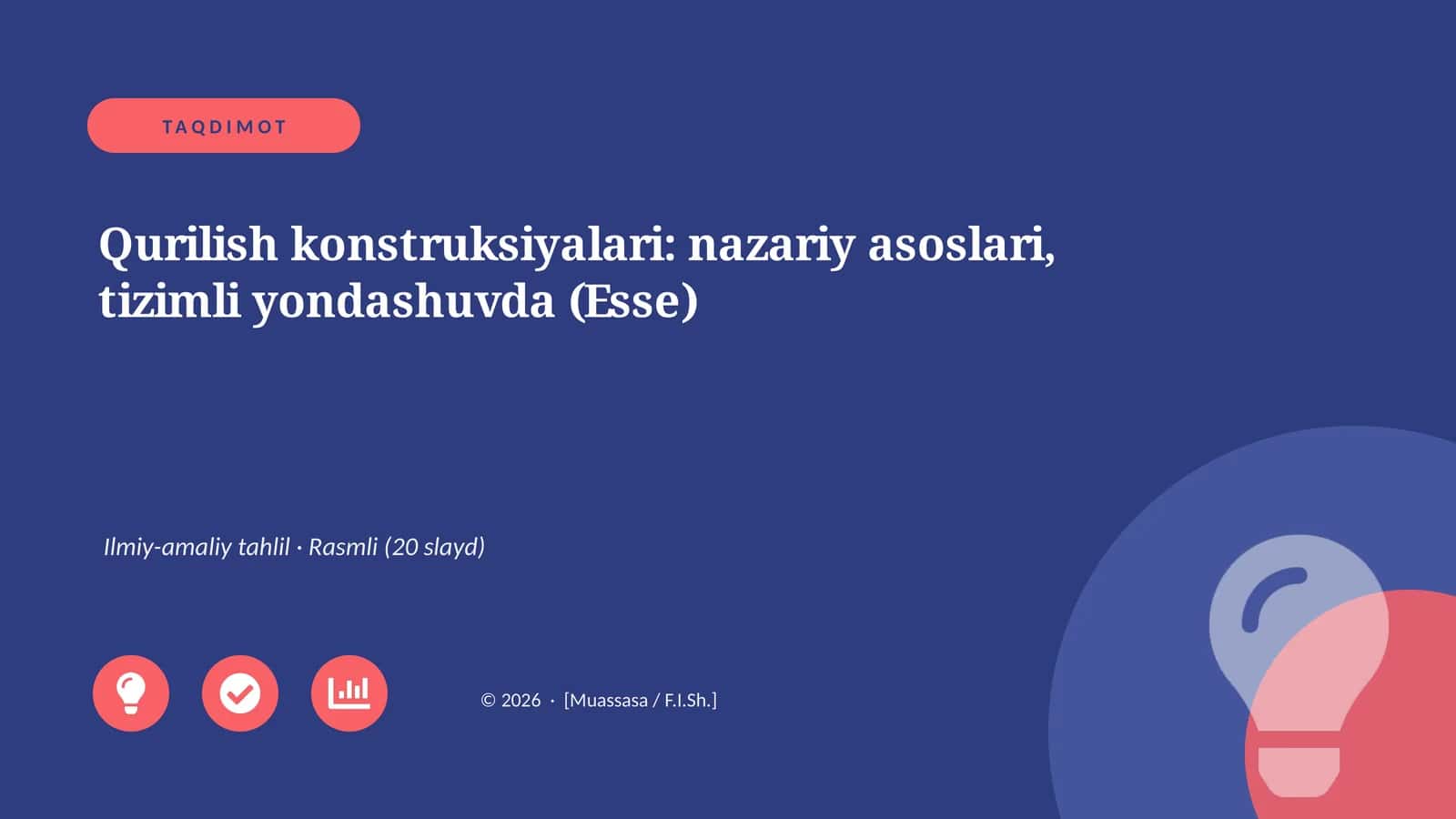 Qurilish konstruksiyalari: nazariy asoslari, tizimli yondashuvda (Esse) 1