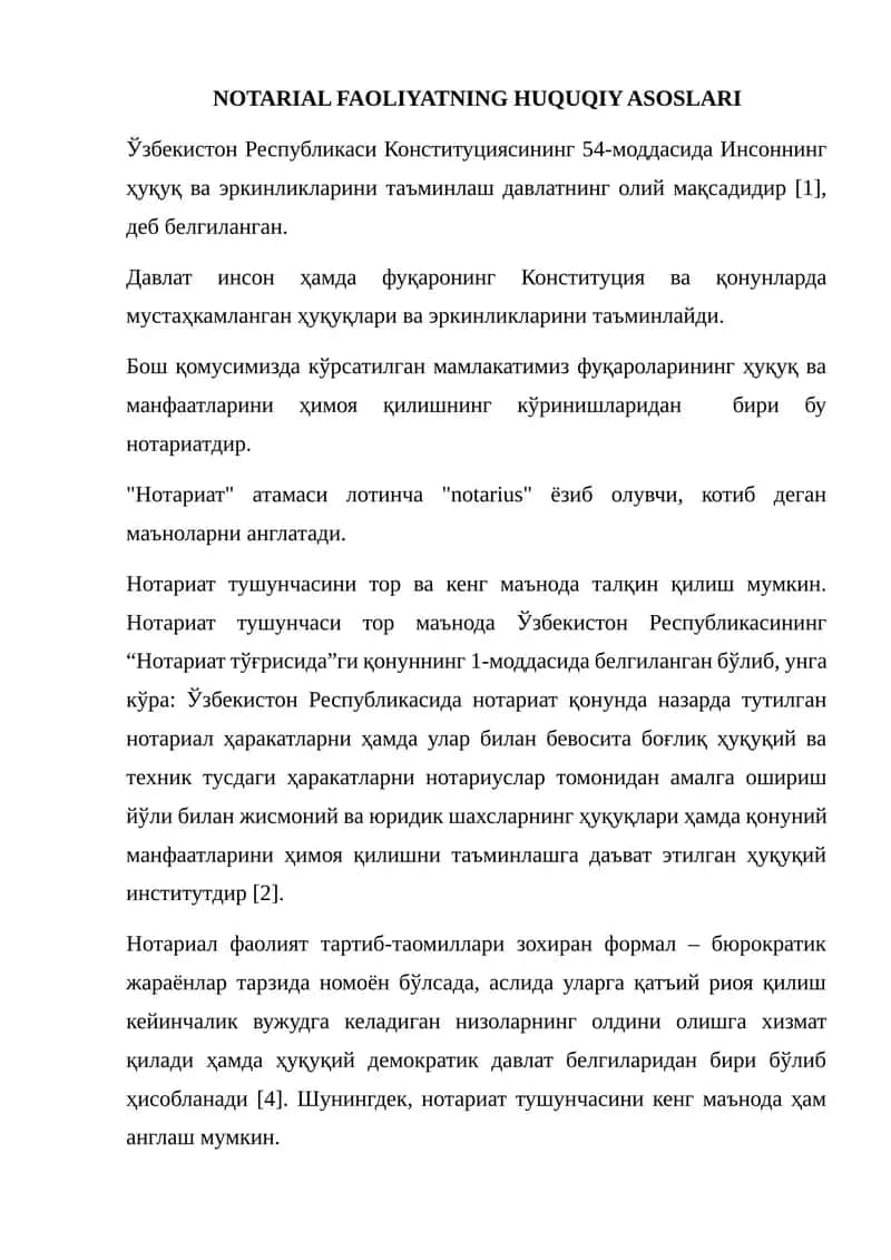 NOTARIAL FAOLIYATNING HUQUQIY ASOSLARI 1