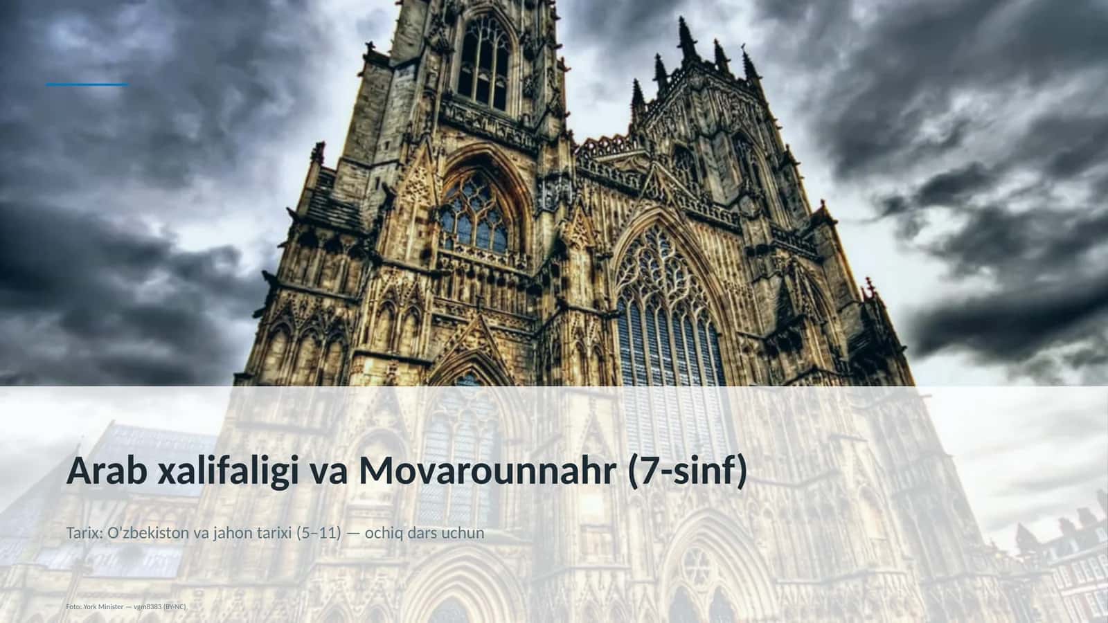 Arab xalifaligi va Movarounnahr (7-sinf) 1