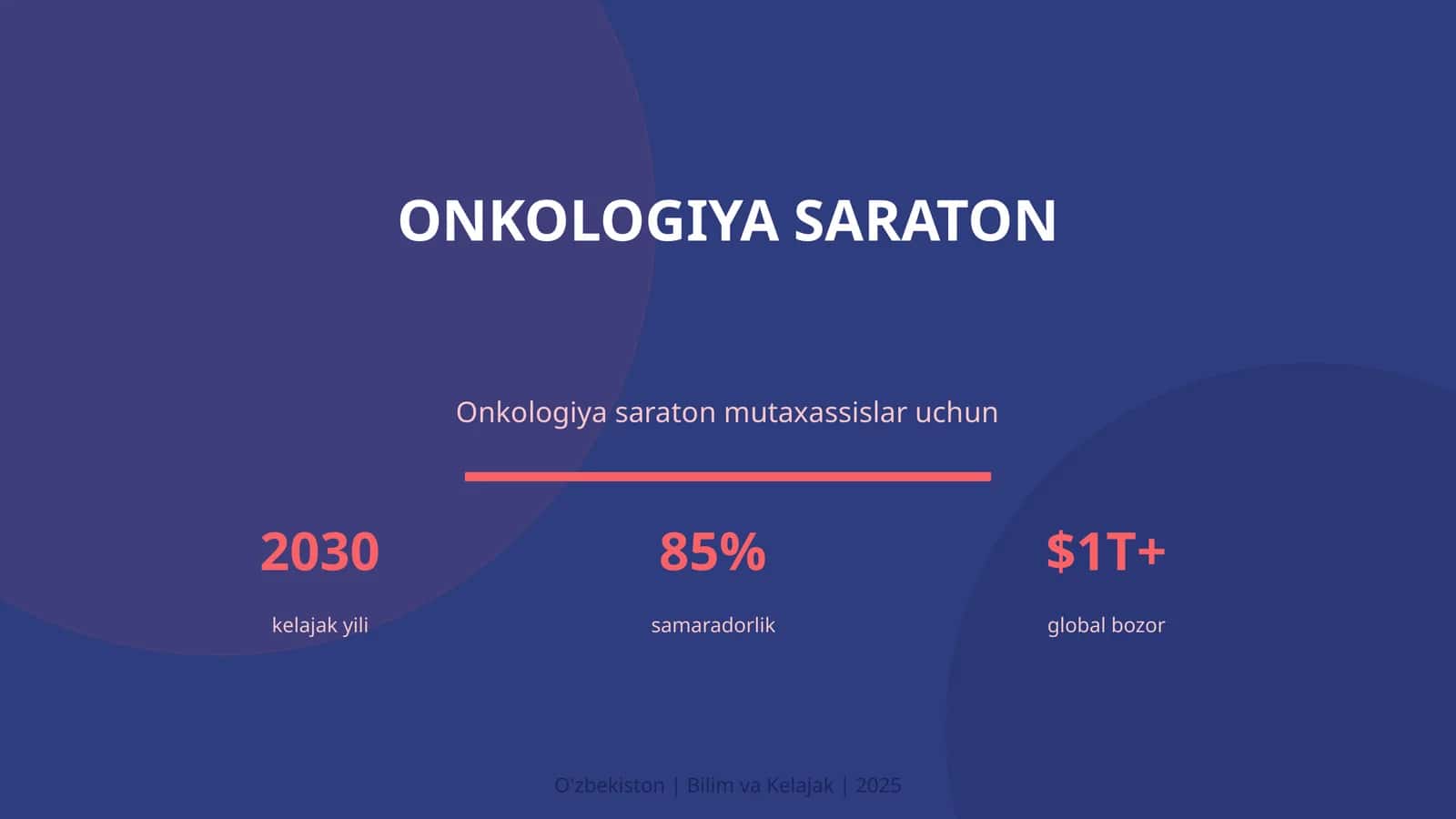 Onkologiya saraton 1