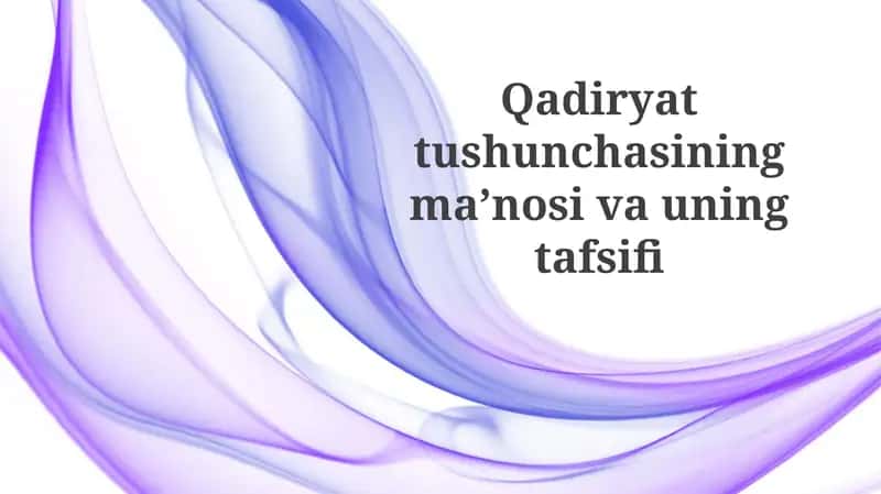 Qadriyatlar tushunchasining mohiyati 1
