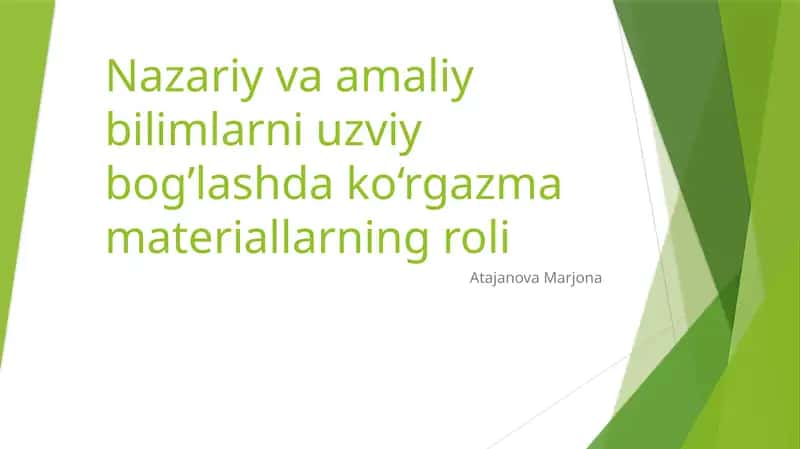 Tasavvur va tushuncha muammolari 1