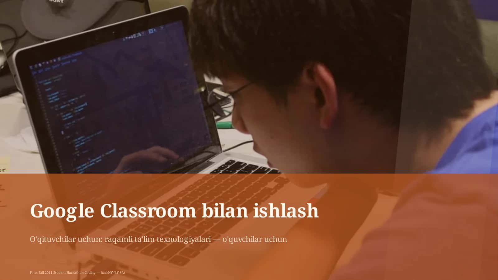 Google Classroom bilan ishlash 1