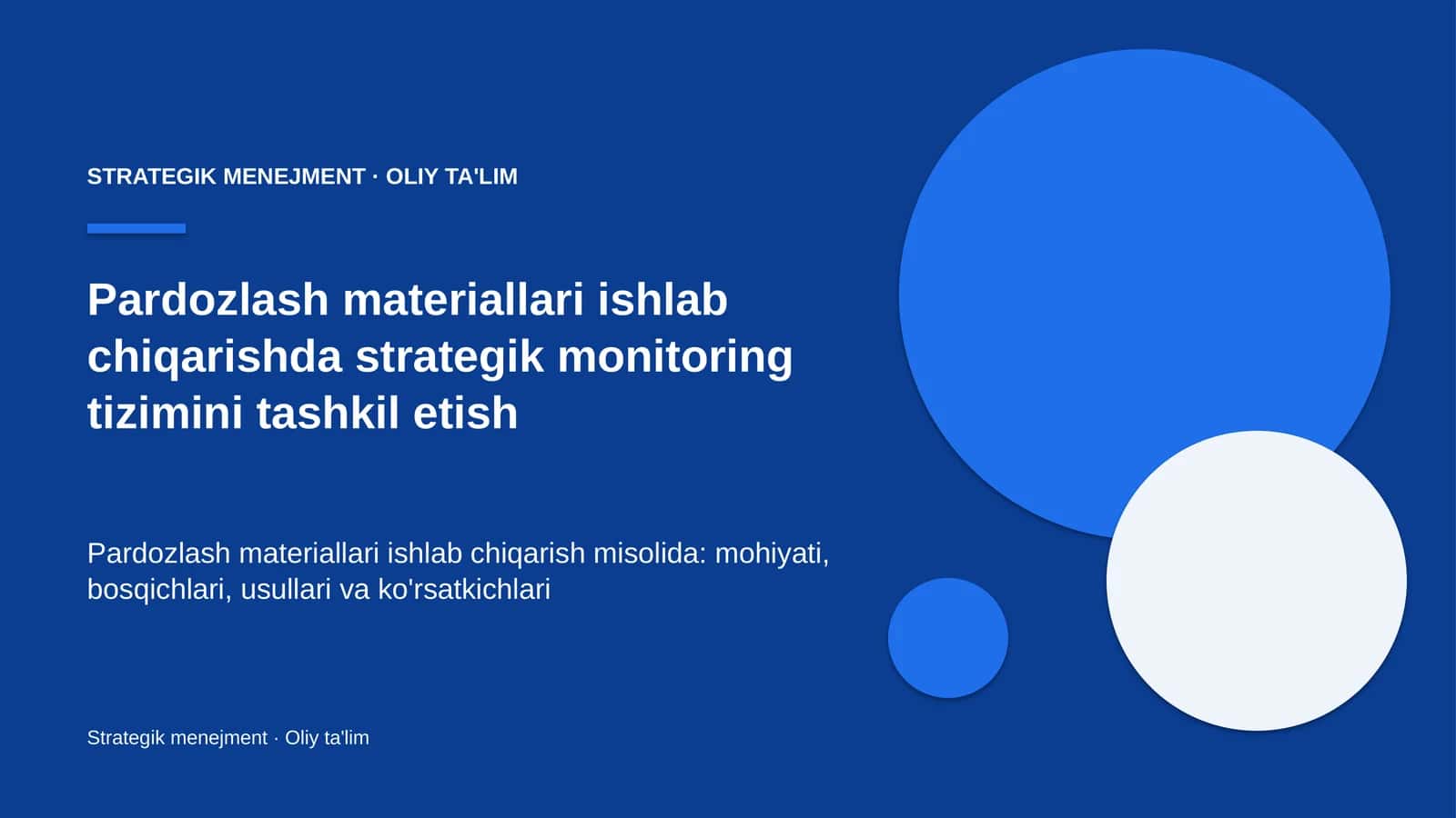 pardozlash materiallari ishlab chiqarishda strategik monitoring tizimini tashkil etish 8761 1