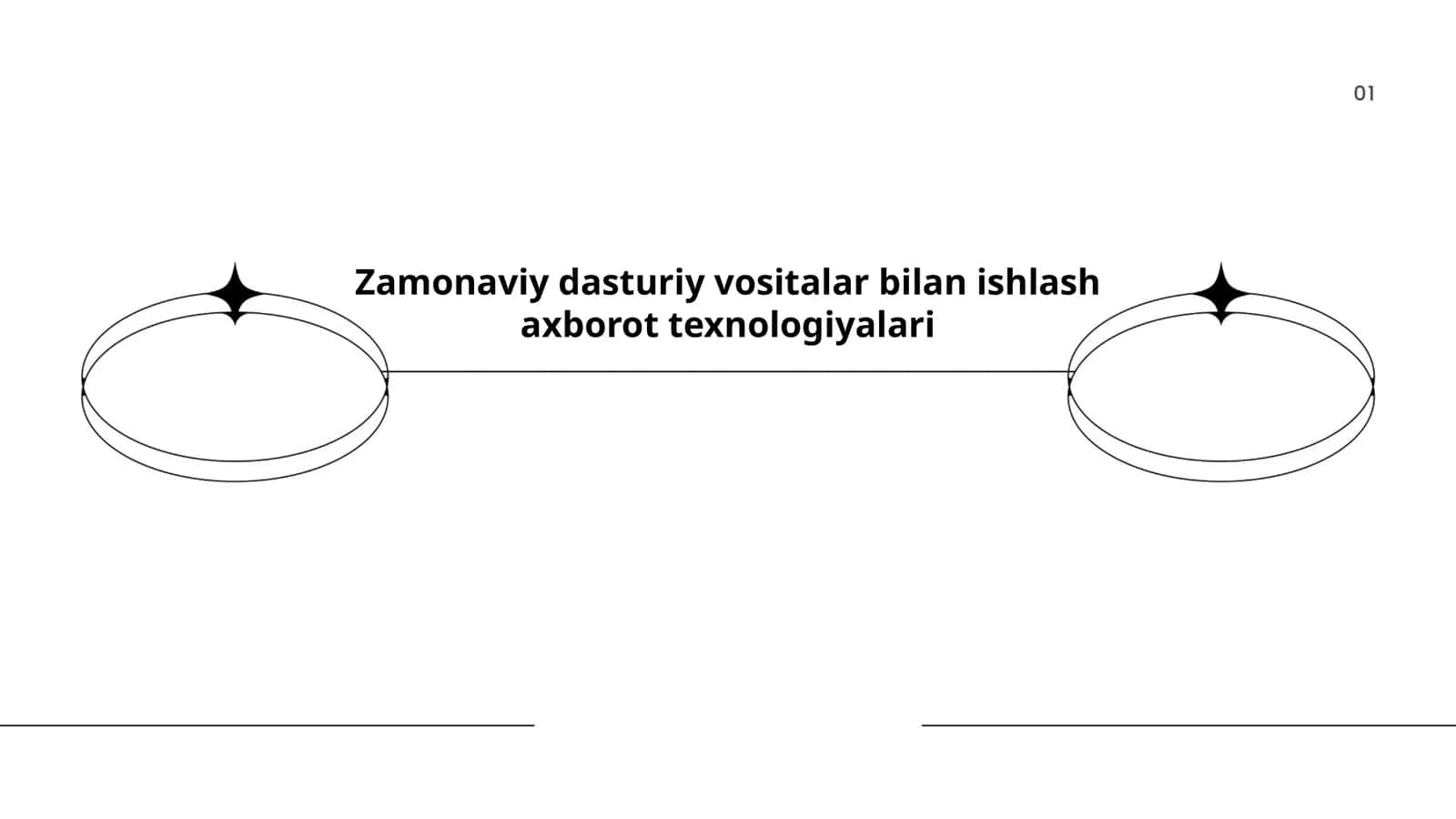 Zamonaviy dasturiy vositalar bilan ishlash axborot texnologiyalari 1