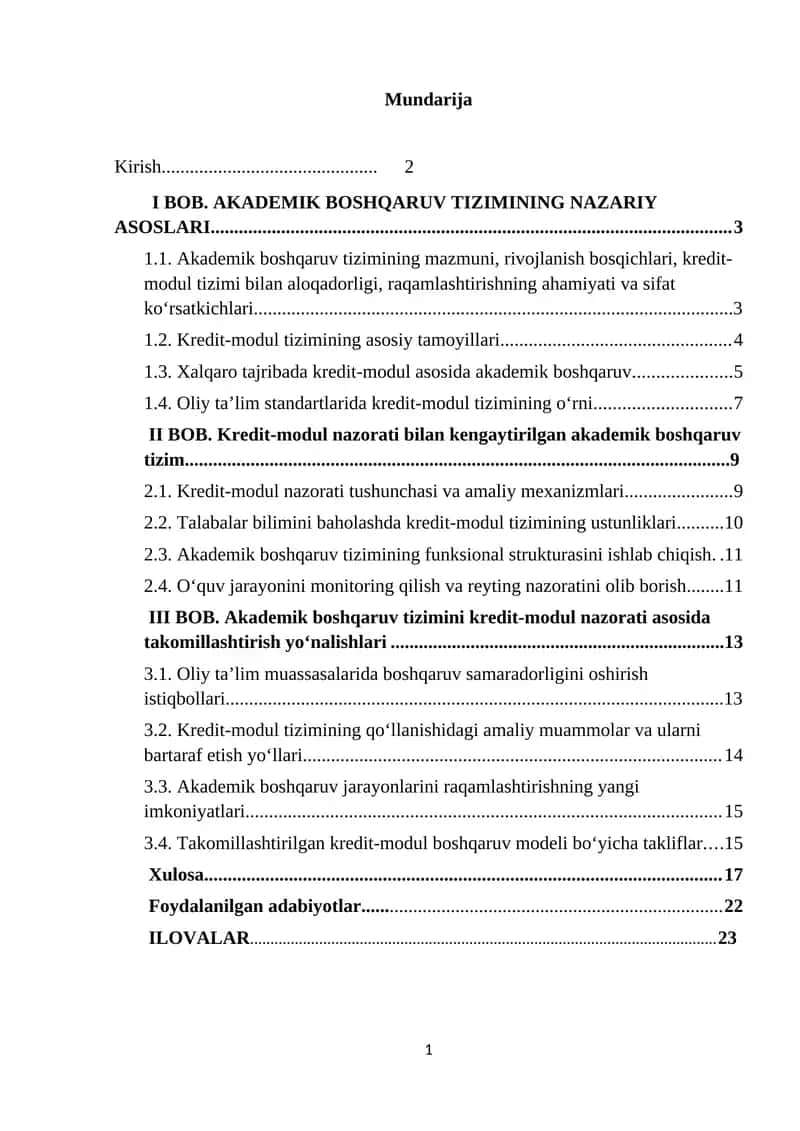 AKADEMIK BOSHQARUV TIZIMINING NAZARIY ASOSLARI 1