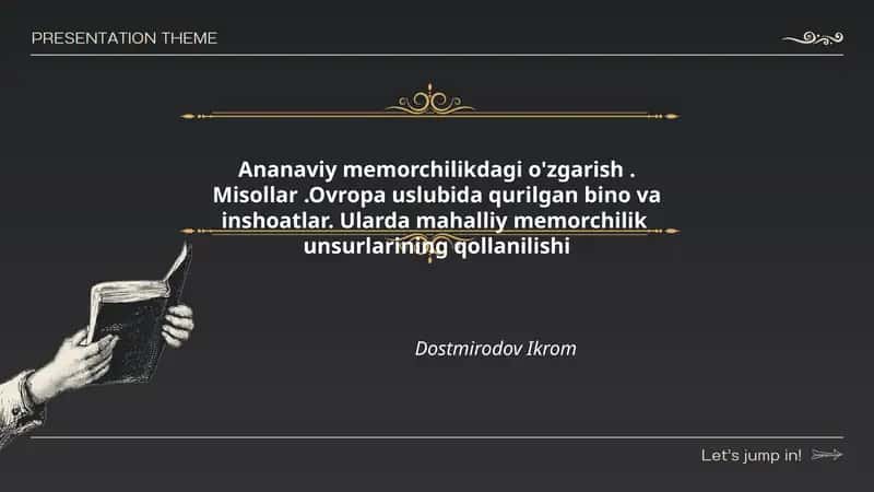 An'anaviy memorchilikdagi o'zgarish 1