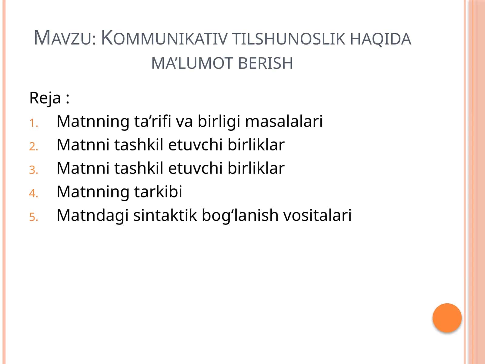 Kommunikativ tilshunoslik haqida ma’lumot berish 1