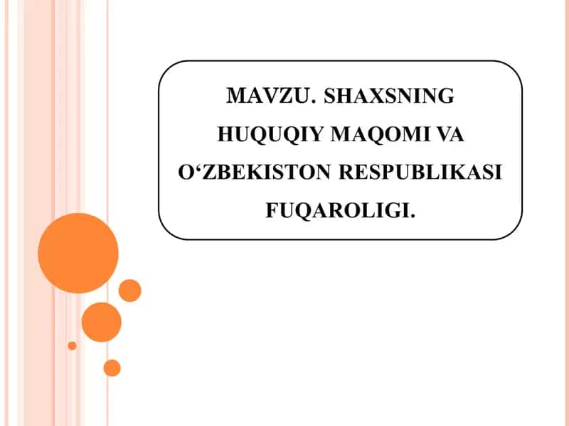 Fuqarolik tushunchasi va olish 1