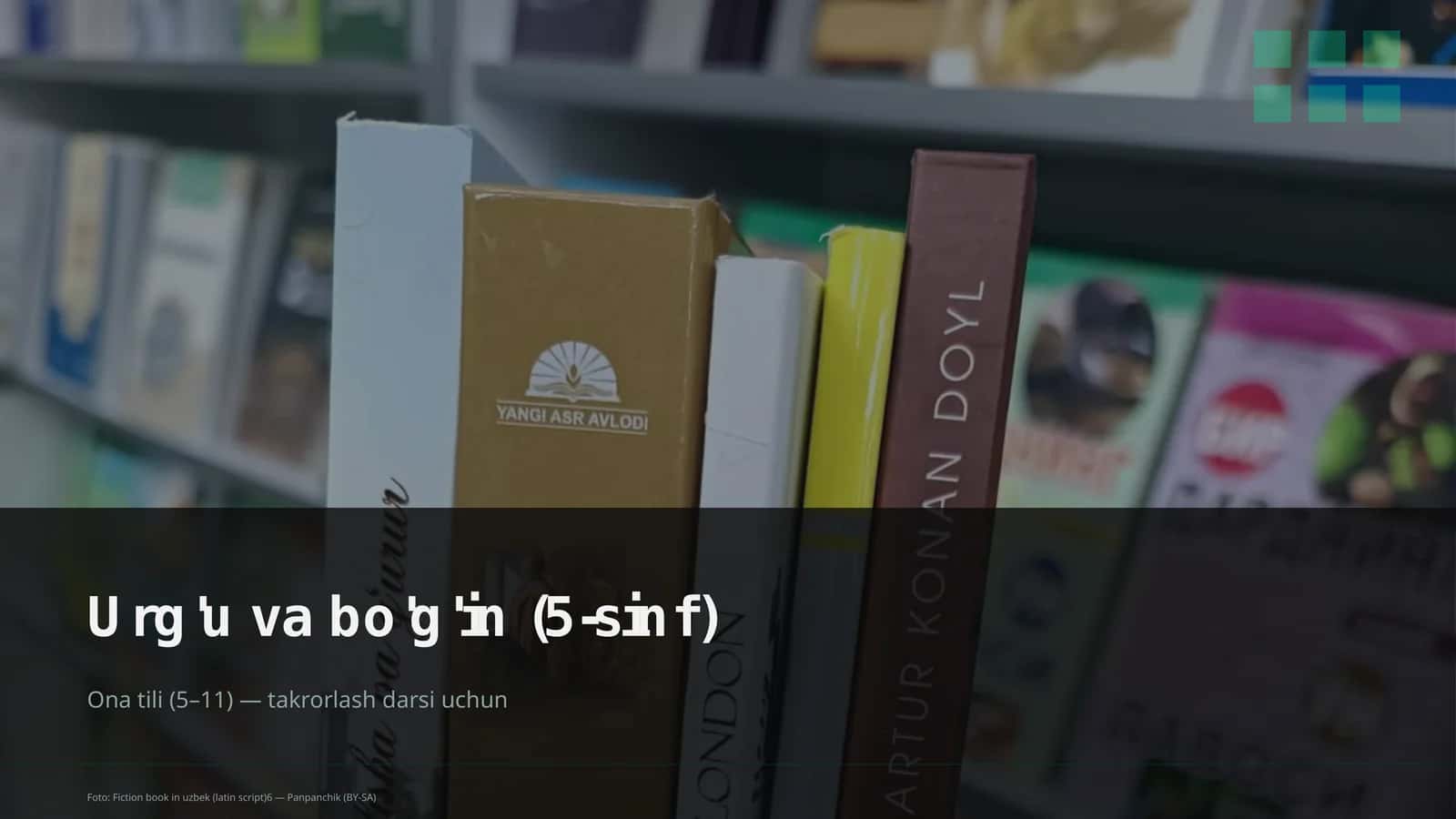 Urg'u va bo'g'in (5-sinf) 1