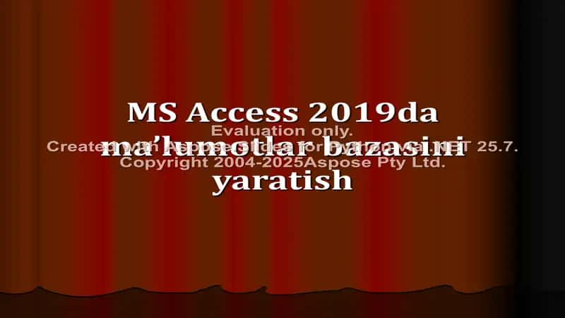 Access 1