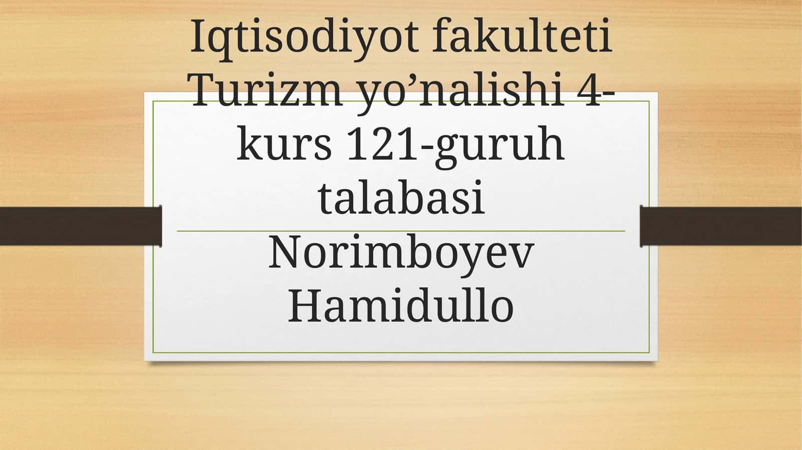 Ekoturizmni Rivojlantirishdagi Muammolar va Yechimlari 1