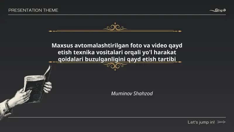Maxsus avtomalashtirilgan foto va video qayd etish texnika vositalari orqali yo'l harakat qoidalari buzulganligini qayd etish tartibi 1
