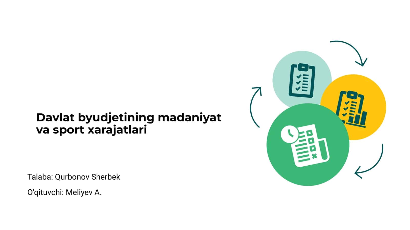 Davlat byudjetining madaniyat va sport xarajatlari 1