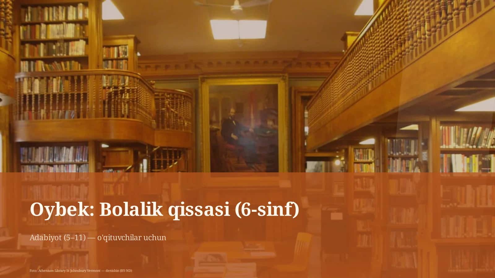 Oybek: Bolalik qissasi (6-sinf) 1