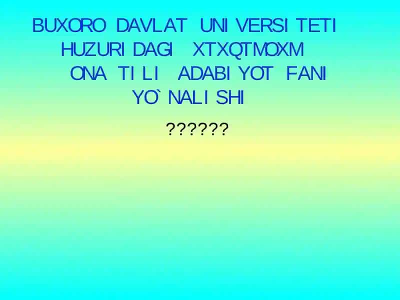 Qiyomat qarz 1