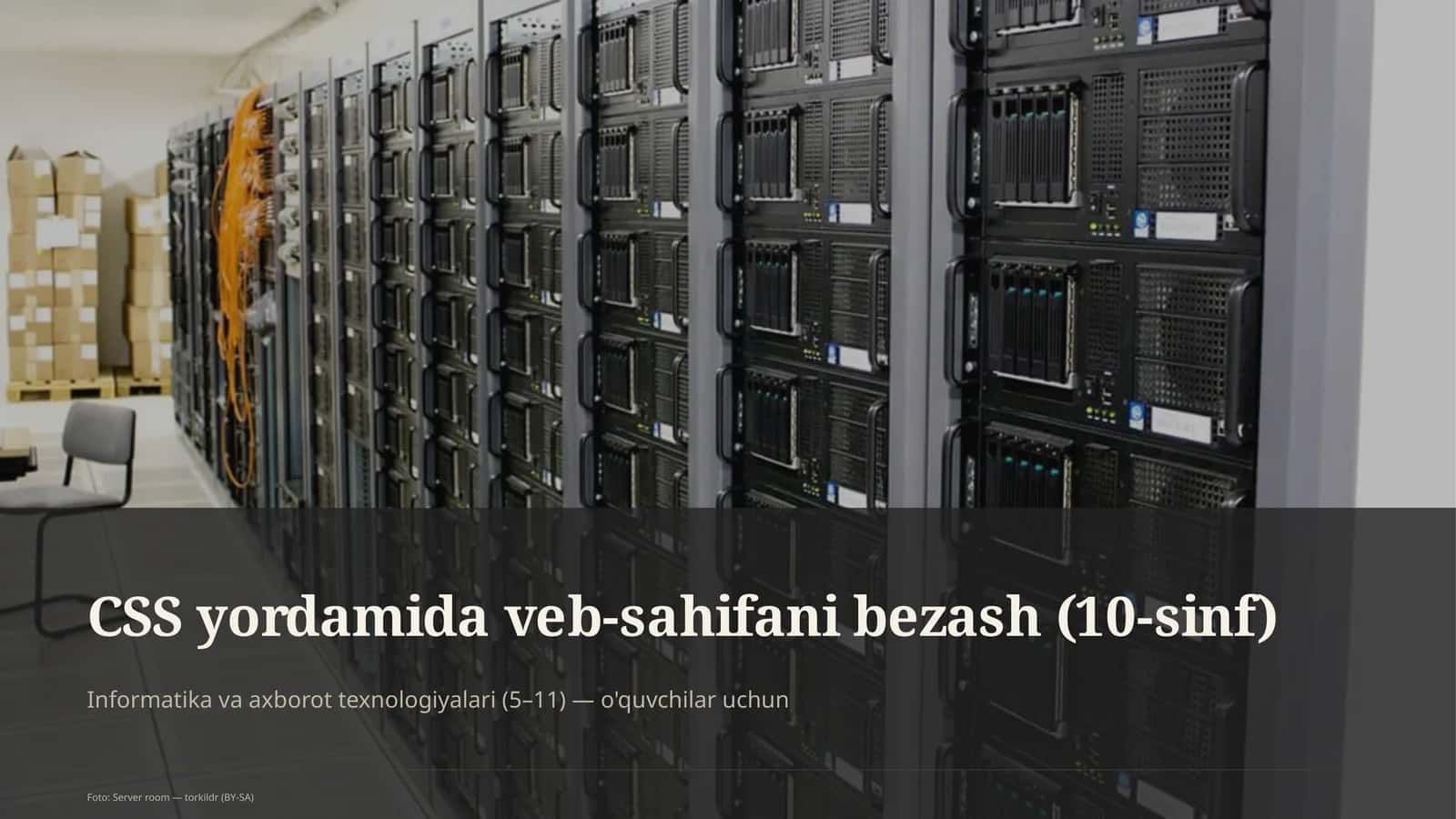 Informatika va axborot texnologiyalari (5–11) — o'quvchilar uchun 1