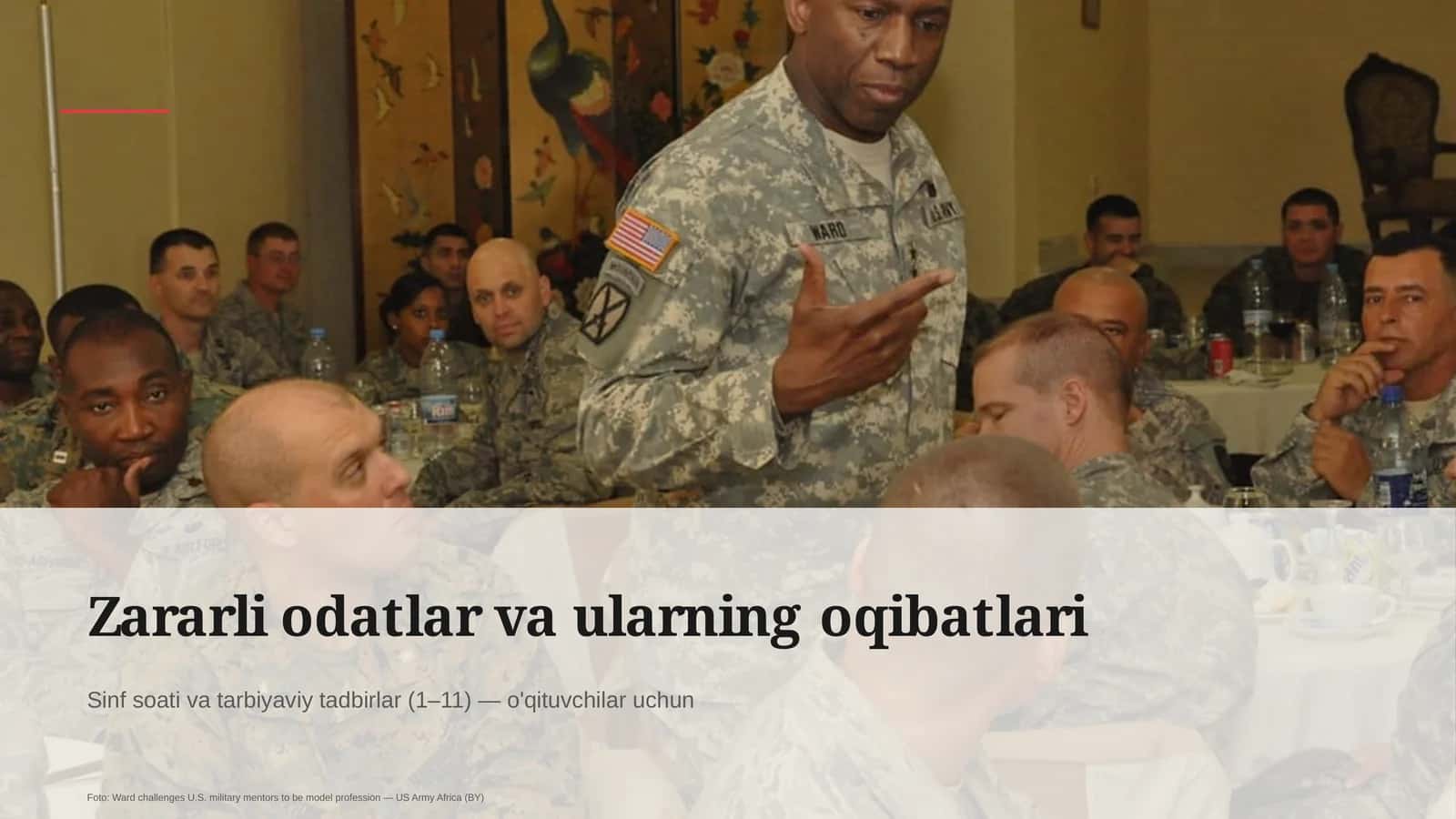 Zararli odatlar va ularning oqibatlari 1
