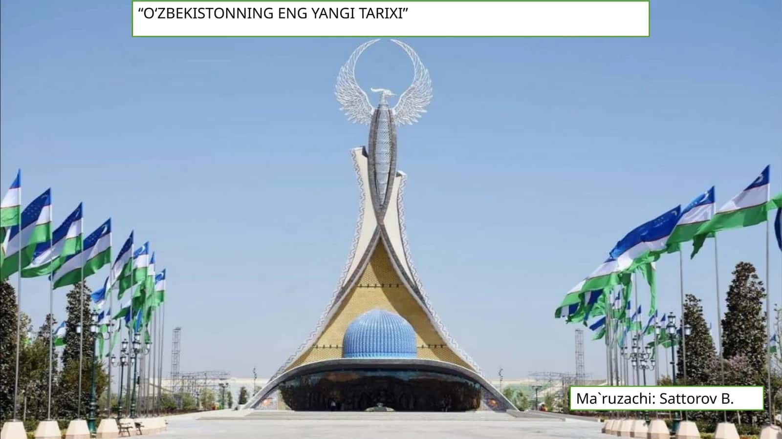 Oʻzbekistonning eng yangi tarixi 1
