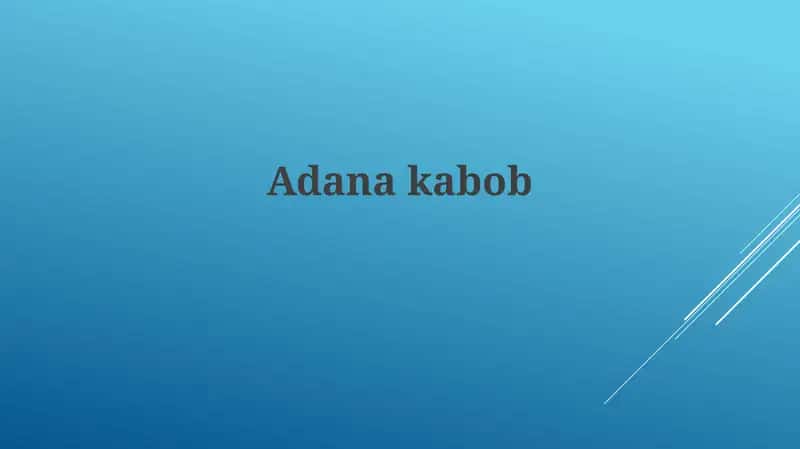 Adana kabob 1