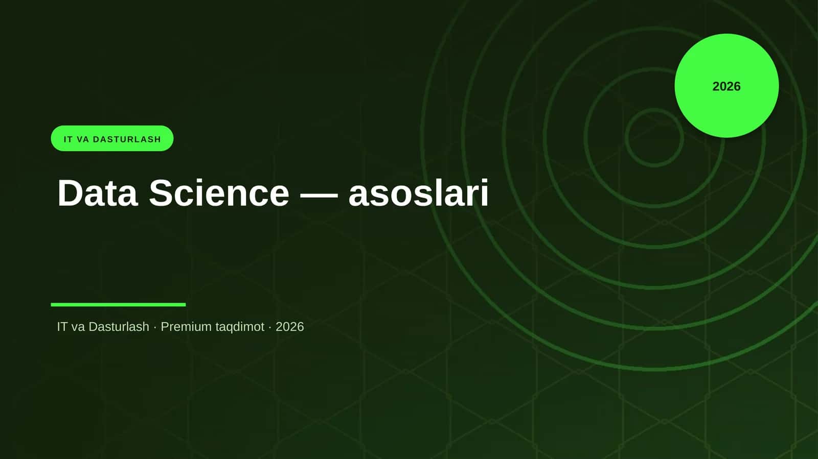 Data Science — asoslari 1