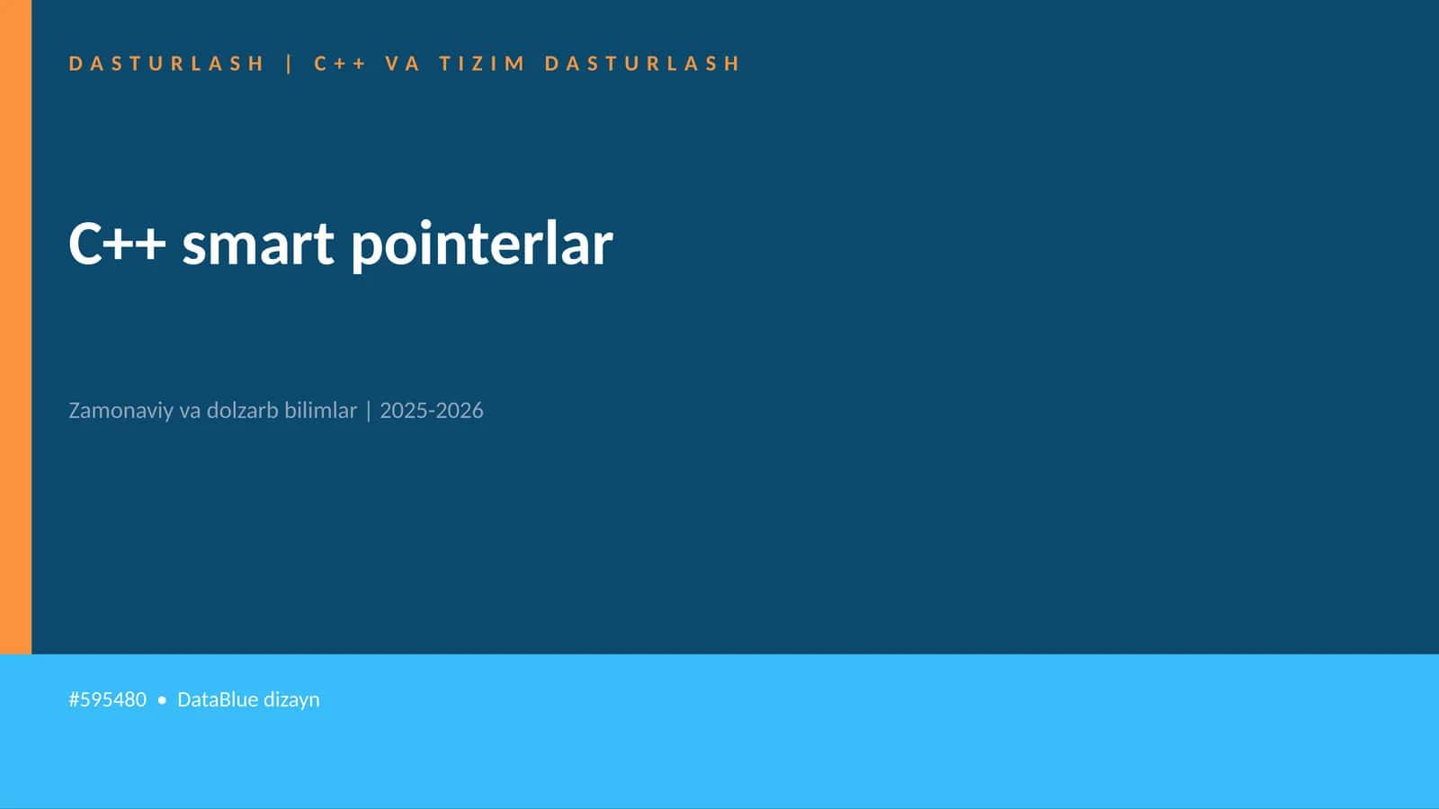 C++ smart pointerlar 1