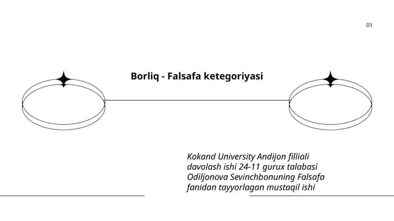 Falsafa fanidan tayyorlagan mustaqil ish 1