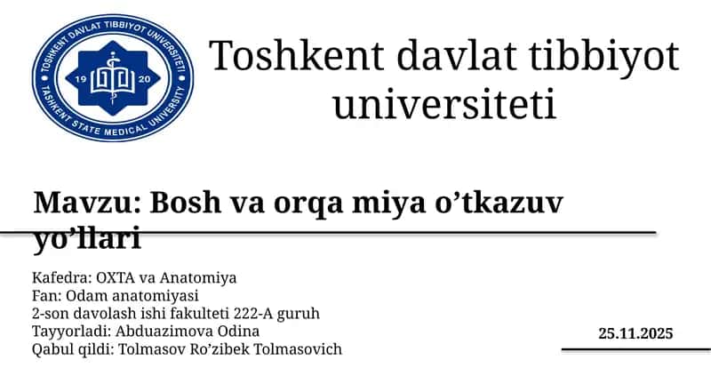 O’tkazuv yo’llari 1