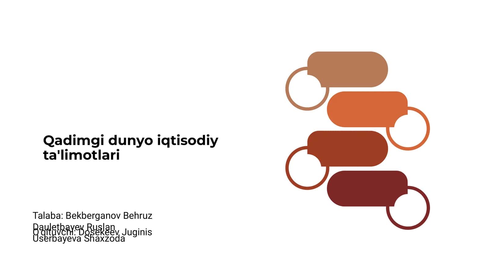 Qadimgi dunyo iqtisodiy ta'limotlari 1