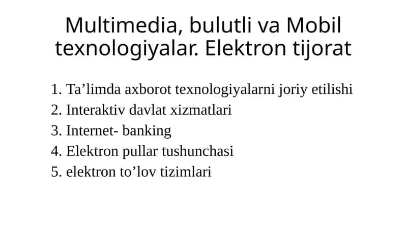 Ta`lim jarayonini tashkil qilish 1