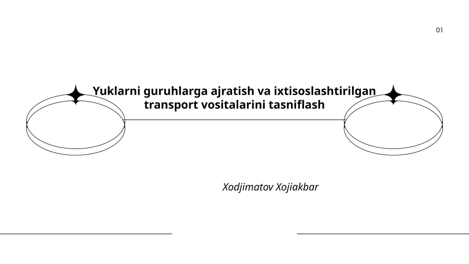 Yuklarni guruhlarga ajratish va ixtisoslashtirilgan transport vositalarini tasniflash 1