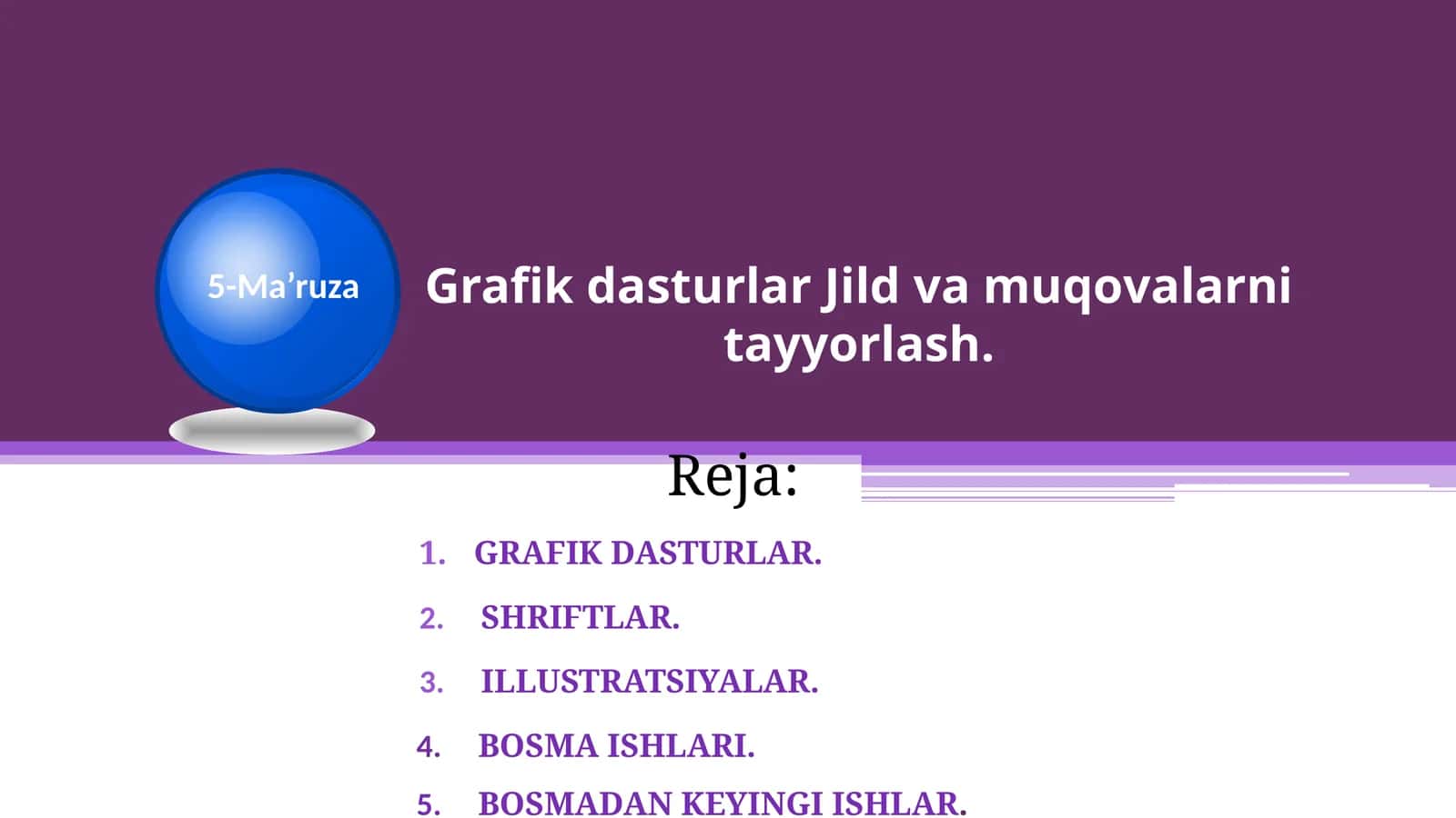 Grafik dasturlar Jildva muqovalarni tayyorlash 1