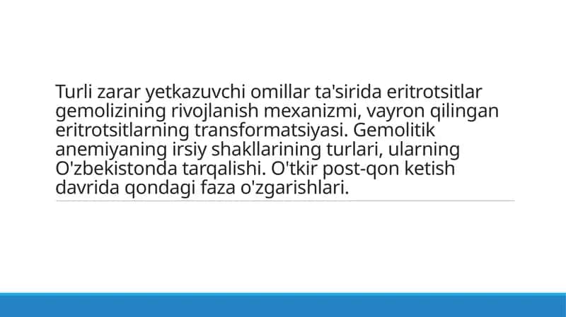 Gemolitik anemiya 1