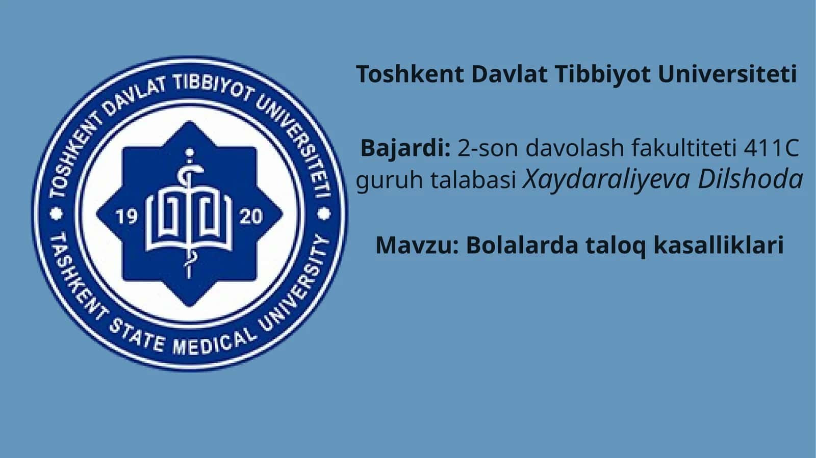 Bolalarda taloq kasalliklari 1