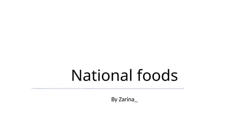 National foods 1