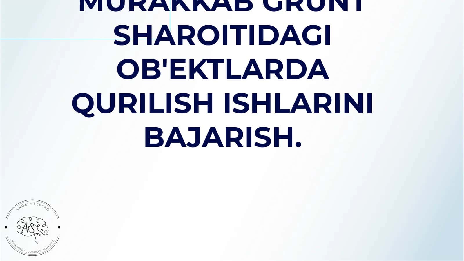 MURAKKAB GRUNT SHAROITIDAGI OB'EKTLARDA QURILISH ISHLARINI BAJARISH 1