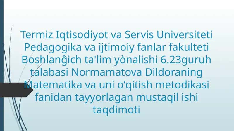 Maxraji 10 dan oshmagan kasrlarni taqqoslash 1