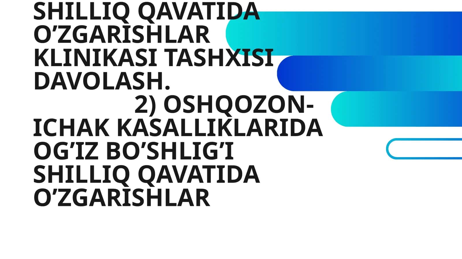 ENDOKRIN KASALLIKLARDA OG’IZ BO’SHLIG’I SHILLIQ QAVATINI O’ZGARISHI. QANDLI DEABETDA OG’IZ BO’SHLIG’I SHILLIQ QAVATIDA O’ZGARISHLAR KLINIKASI TASHXISI DAVOLASH 1