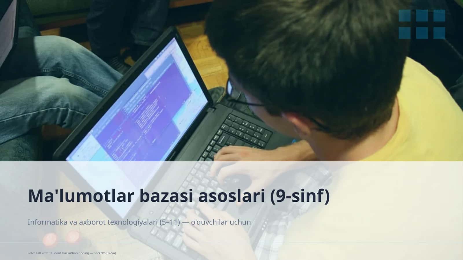 Ma'lumotlar bazasi asoslari (9-sinf) 1